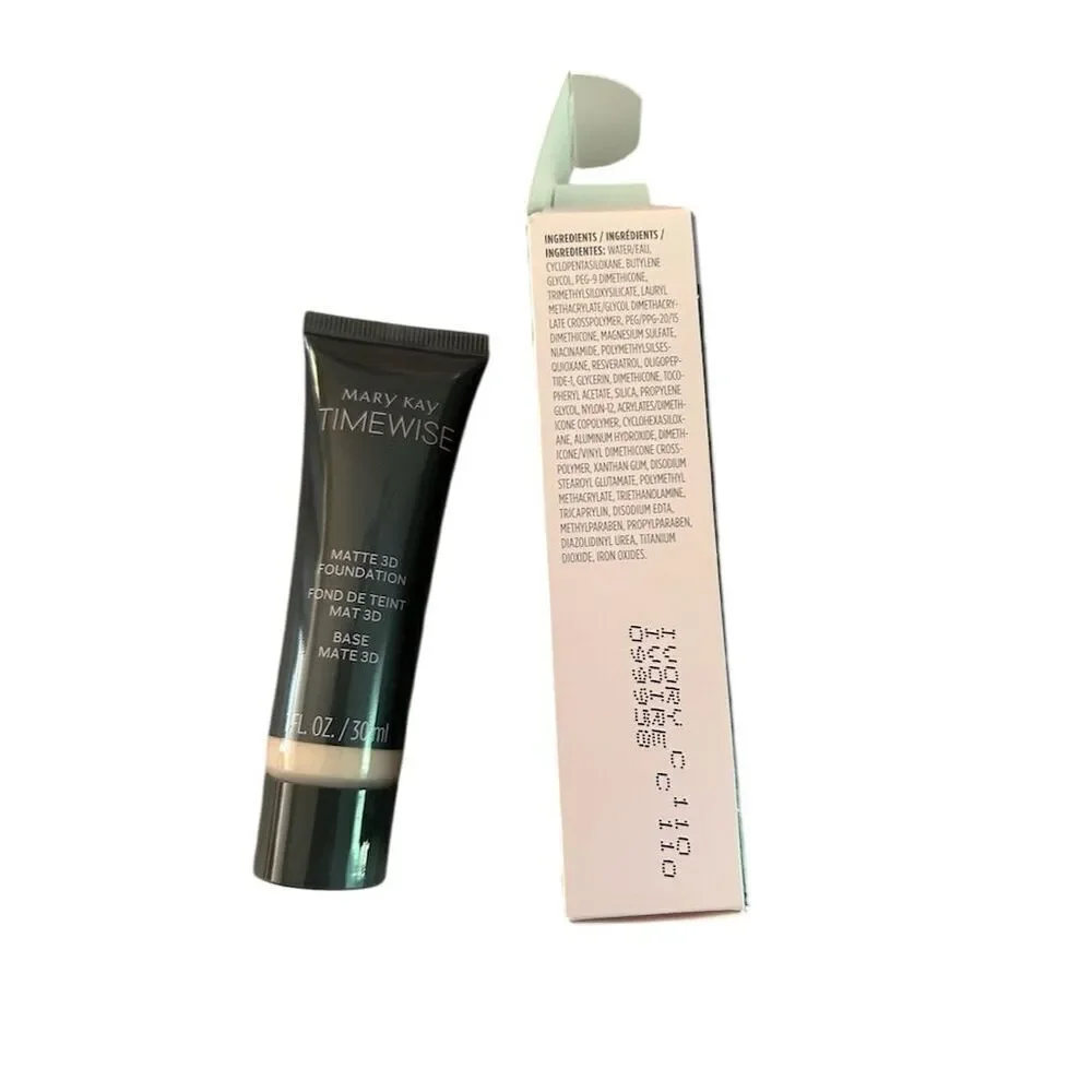 Mary Kay TimeWise Matte 3D Foundation Ivory C110 Full Coverage 1oz 099958 C 110